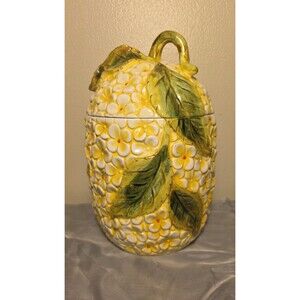 Vintage Metlox Poppytrail "California Plumeria" Cookie Jar